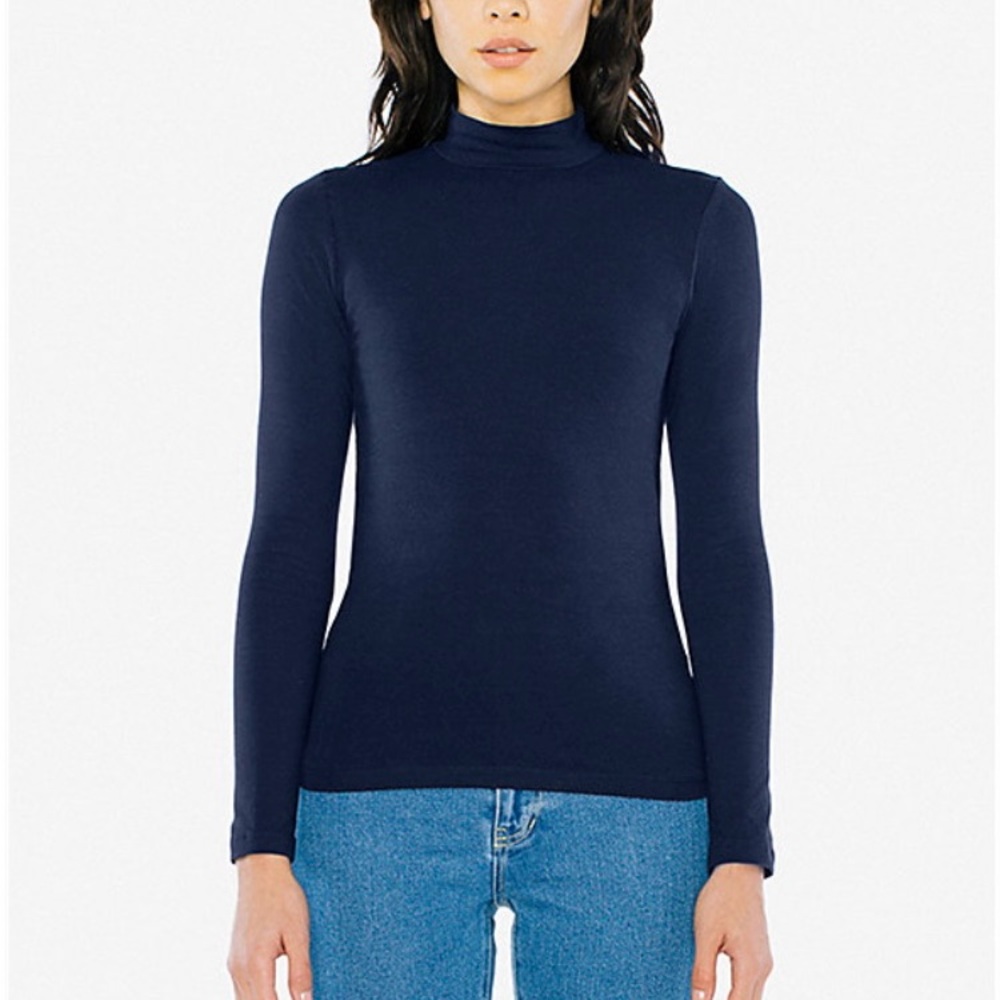 3/$25 American Apparel Dark Blue Long‎ Sleeve Turtleneck